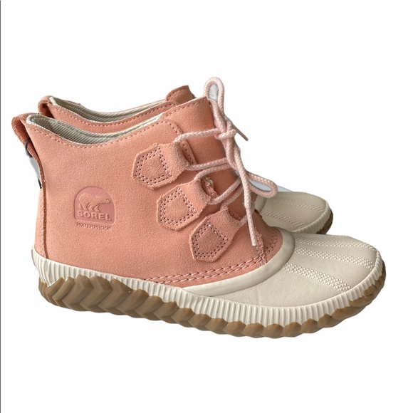 Sorel Out N About Leather Boot Tonic & Melon 6.5 - Picture 8 of 12